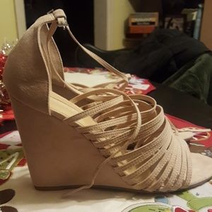 Suede Wedges